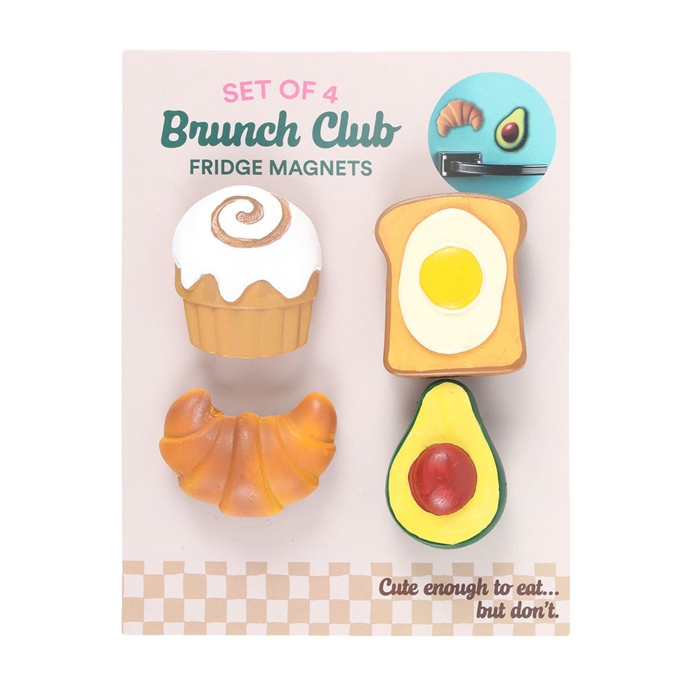 Something Different - Brunch Club Fridge Magnet Set Fridge magnet - Multicolours